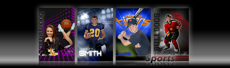 Digital Sports Backgrounds and Custom Sports Posters