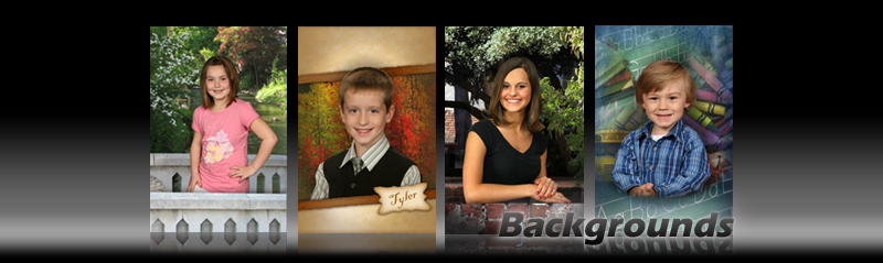 Digital Backgrounds for School Portraits