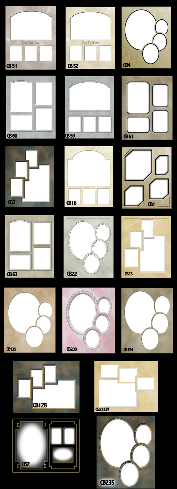 Digital Photo Collage Templates