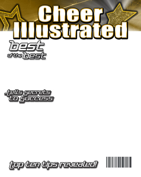 Cheerleading Photo Templates